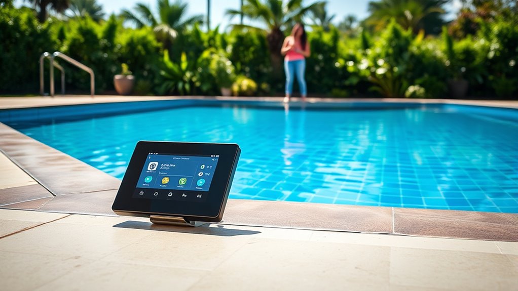 smartphone compatible pool systems