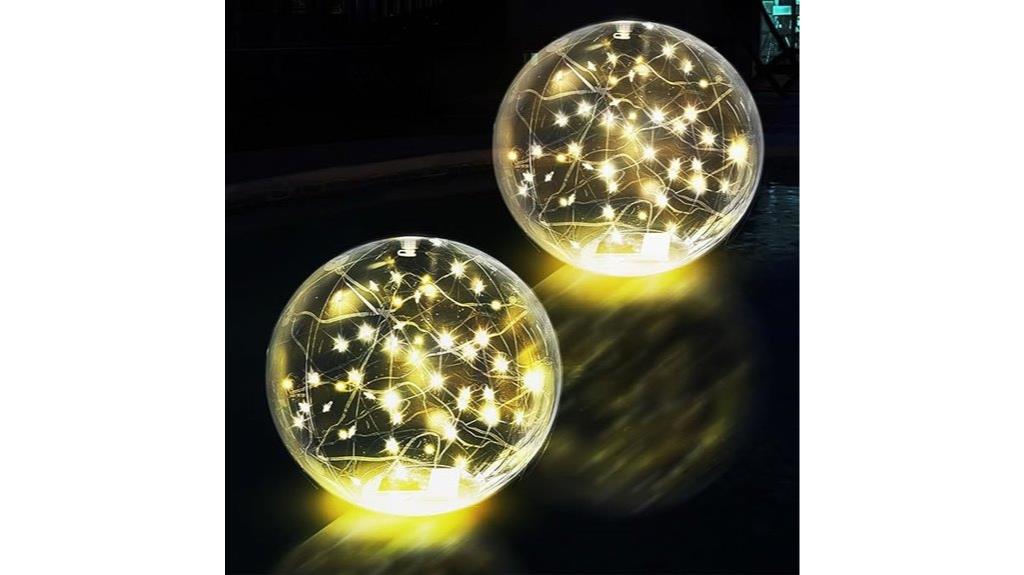 solar floating pool lights