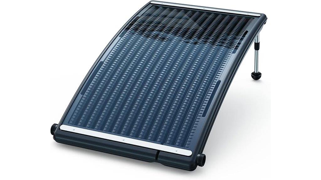 solar pool heater curve