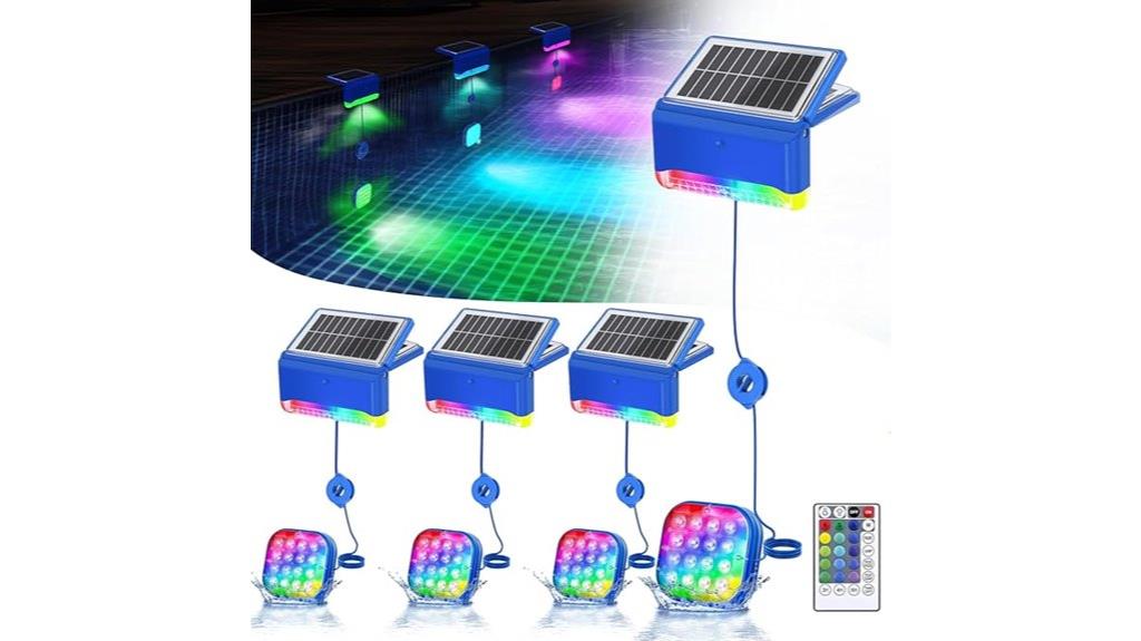 solar pool lights pack