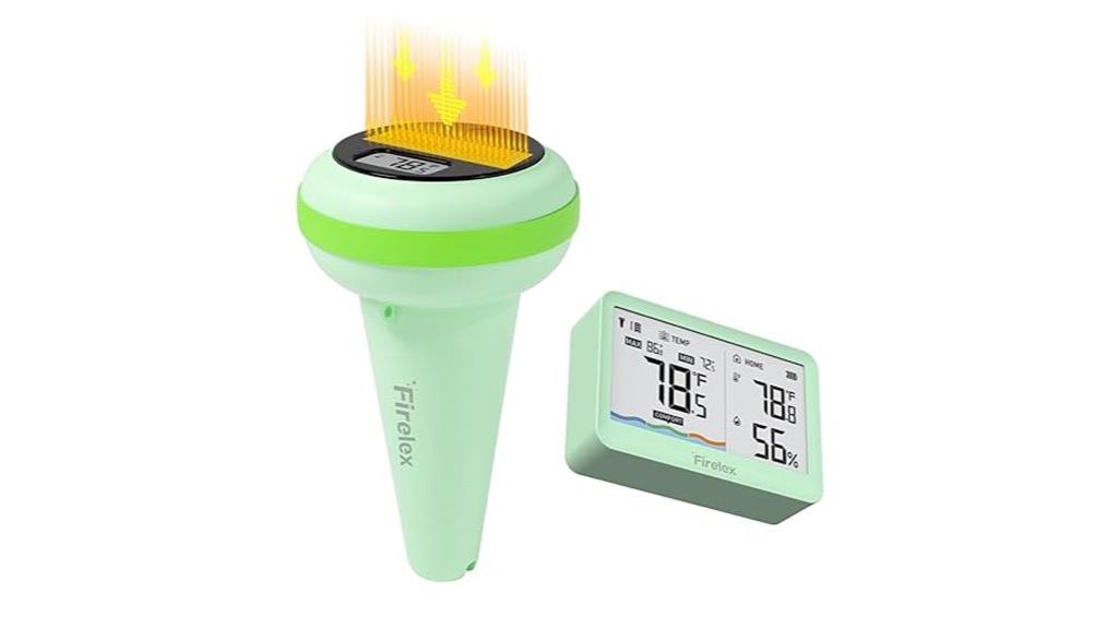 solar pool temperature monitor