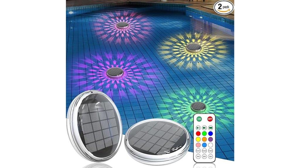 solar powered floating lights