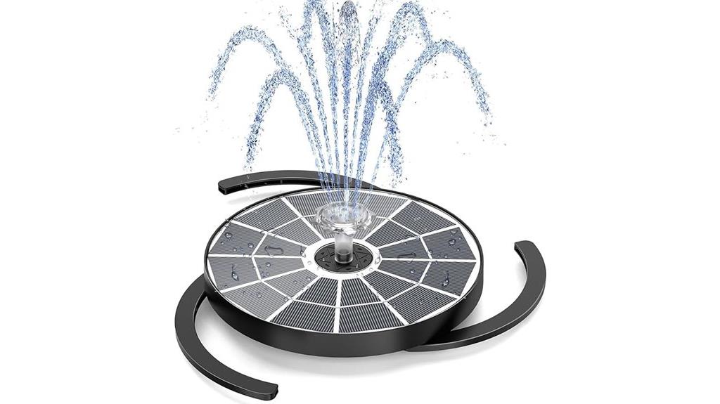 solar powered fountain kit