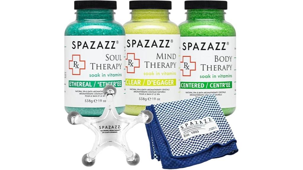 spa aromatherapy bath crystals