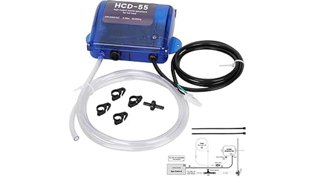 spa ozone kit specifications