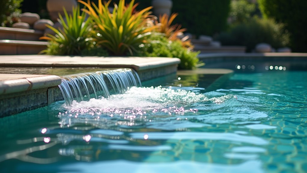 spa spillover thermal control