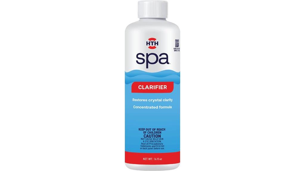 spa water clarifier product