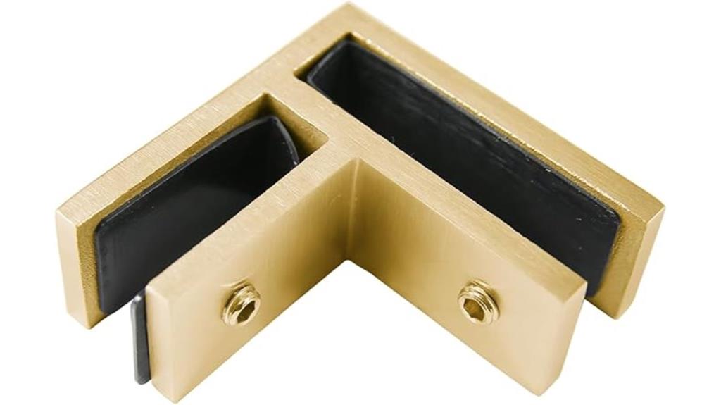stainless steel glass clamp
