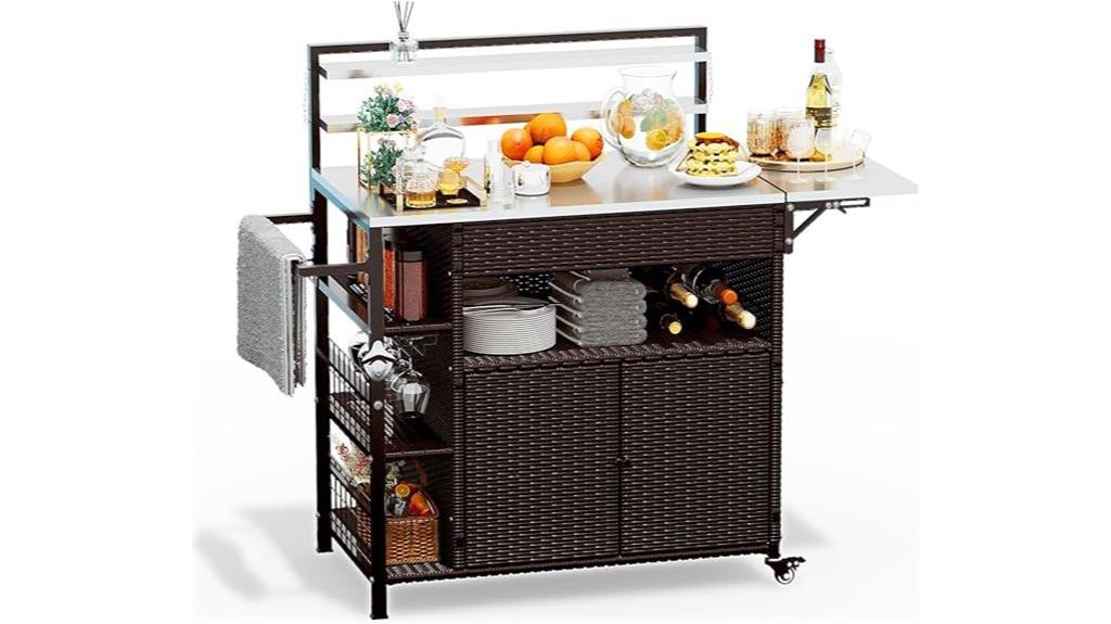 stainless steel outdoor grill