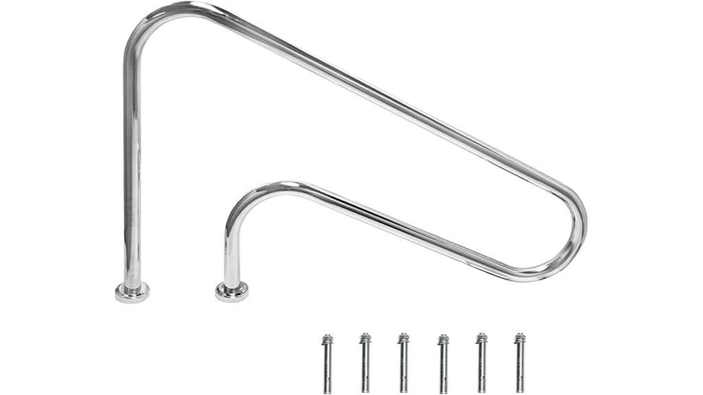 stainless steel pool handrail