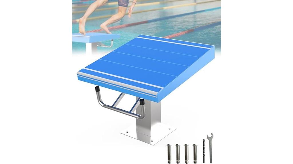 stainless steel pool platform
