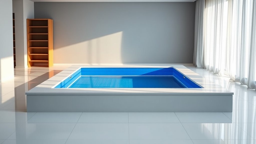 standard pool size specifications