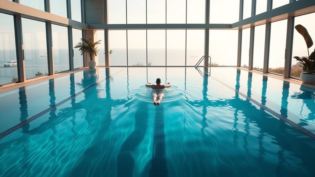 steady current simulates open water