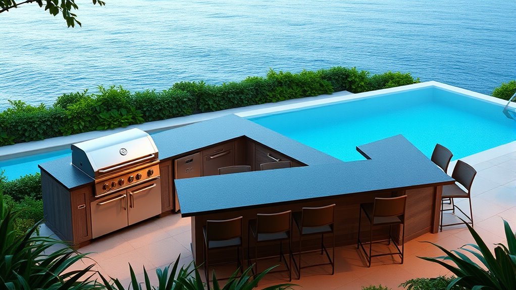 strategic outdoor appliance placement