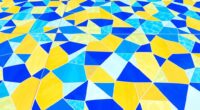 stylish geometric pool tile designs