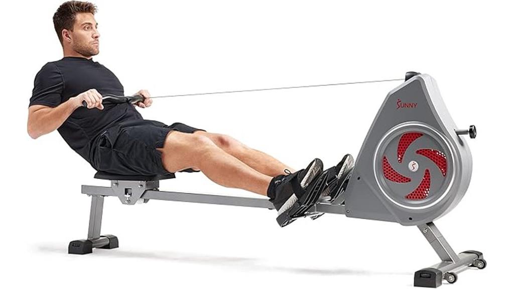 sunny fitness bluetooth rower