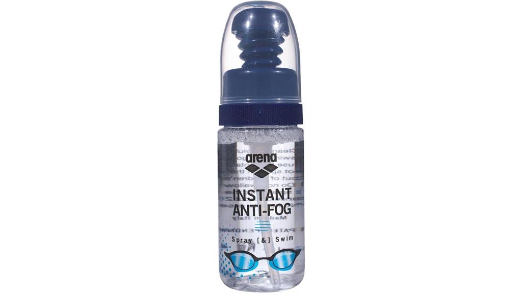 swim goggles anti fog spray