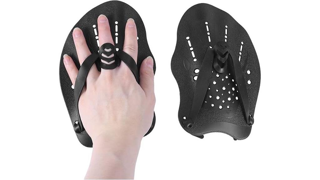 swim paddles hand set