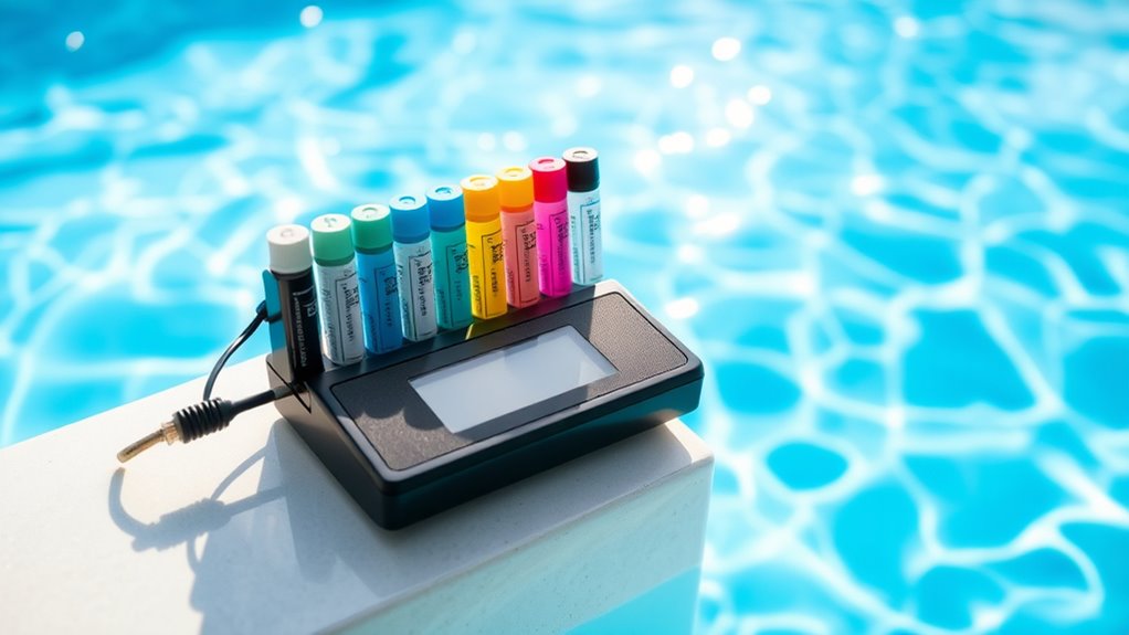 swim spa water testing