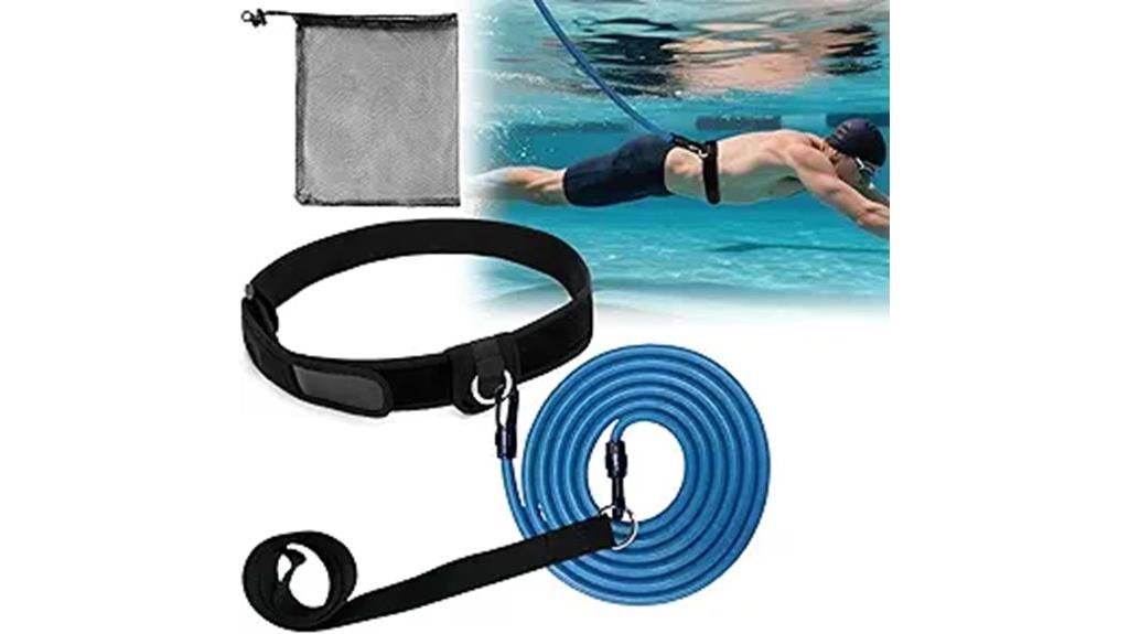 swimming resistance tether belt