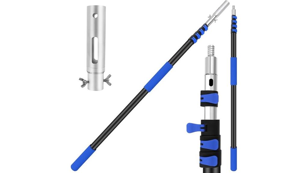 telescopic aluminum pool pole