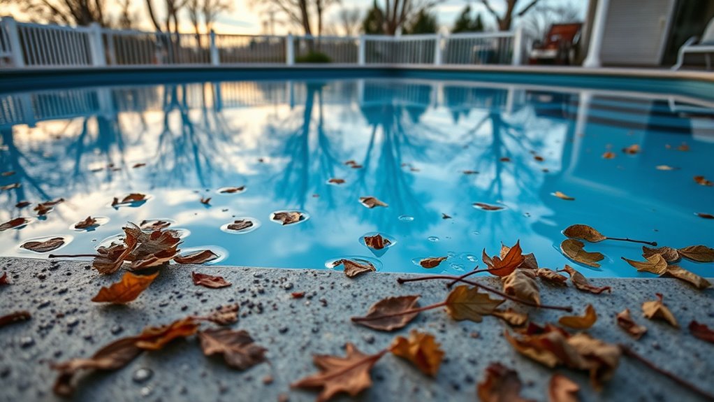 thorough pool debris removal