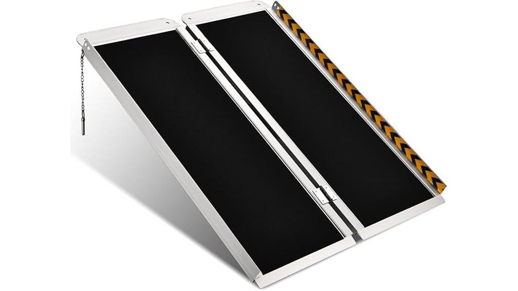 three foot aluminum ramp