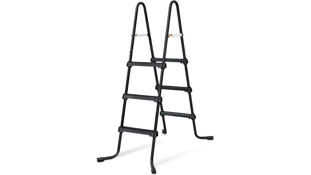 three step pool ladder