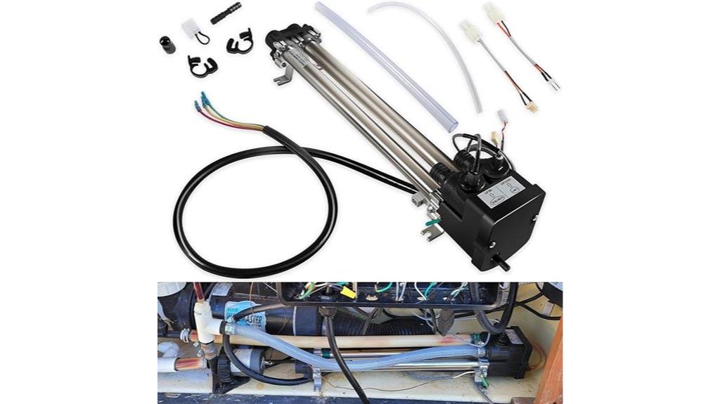 titanium spa heater sensors