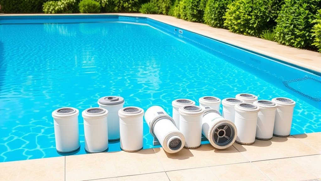 top cartridge filters for large pools