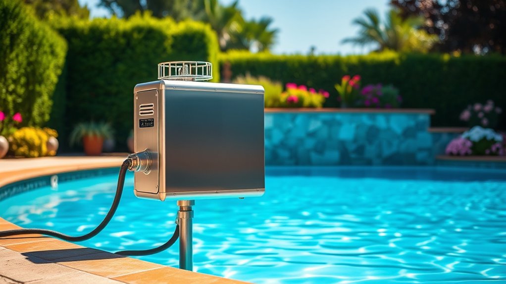 top gas pool heaters
