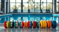top pool barbell sets