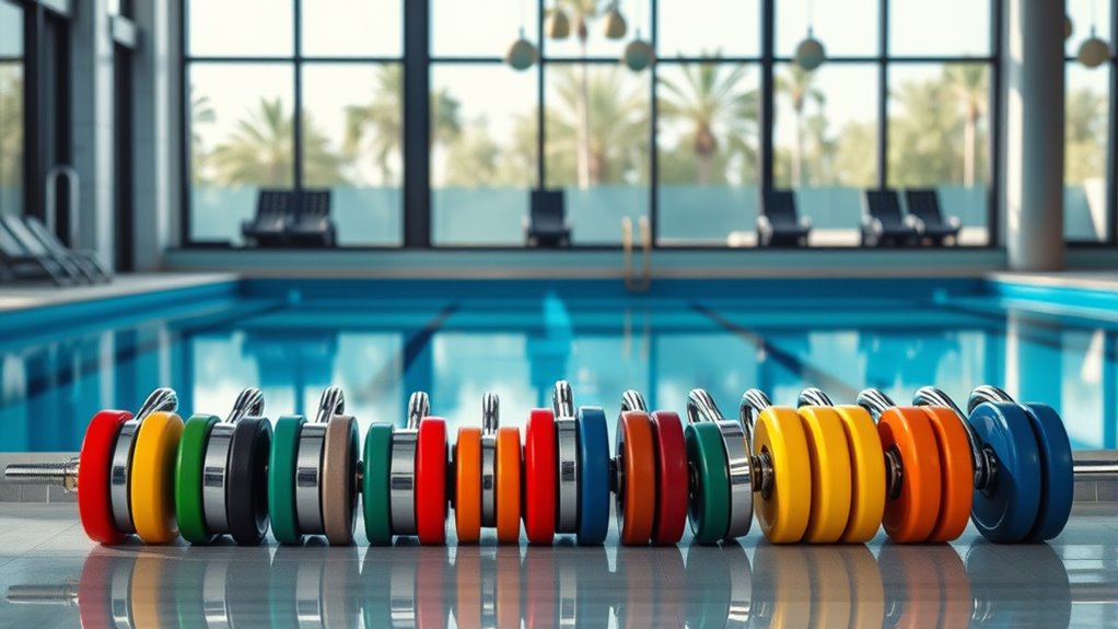 top pool barbell sets
