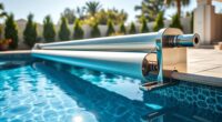 top pool cover reel systems