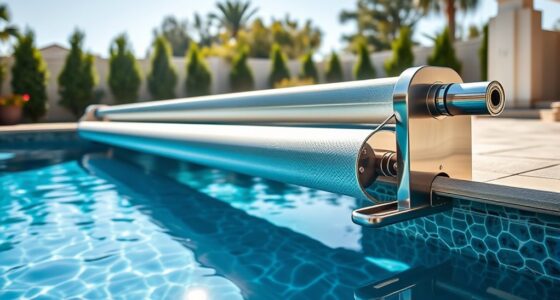 top pool cover reel systems