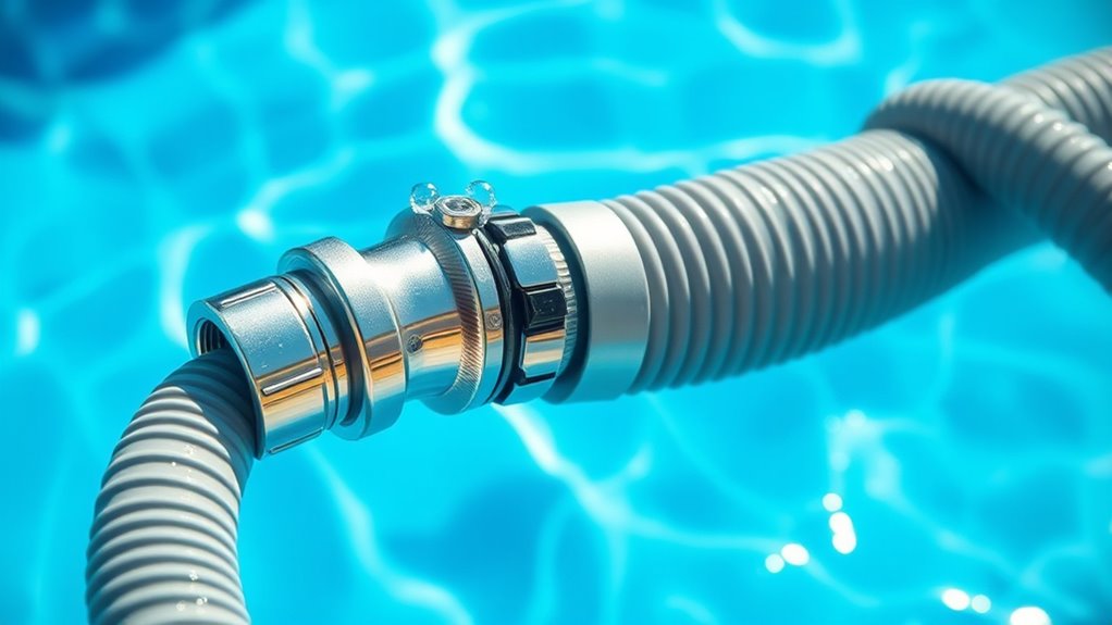 top pool hose swivel options