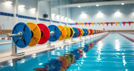 top pool lane line reels