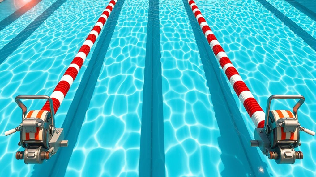 top pool rope reel systems