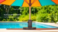top pool umbrella holders