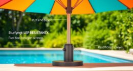 top pool umbrella holders