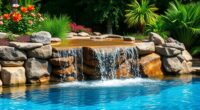 top pool waterfall spillway kits