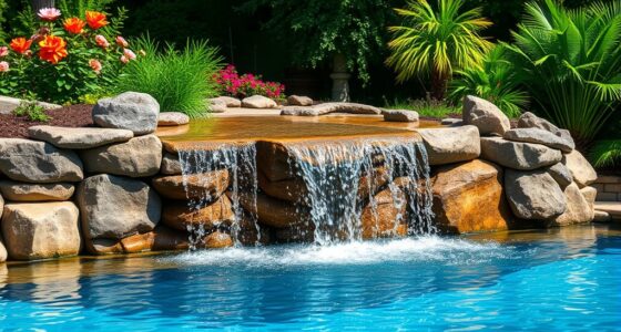 top pool waterfall spillway kits