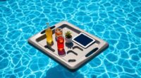 top poolside floating trays