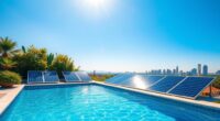 top solar pool heating panels