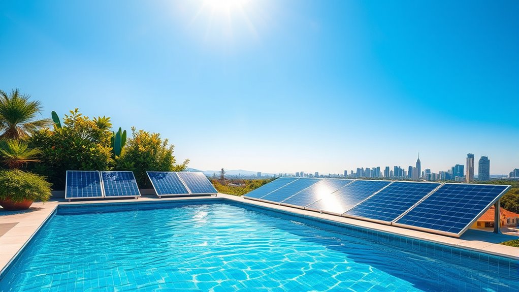 top solar pool heating panels