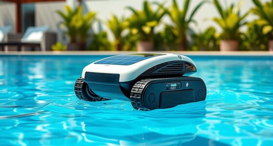 top solar pool skimmer robots