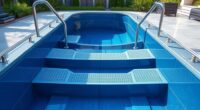 top swim spa steps
