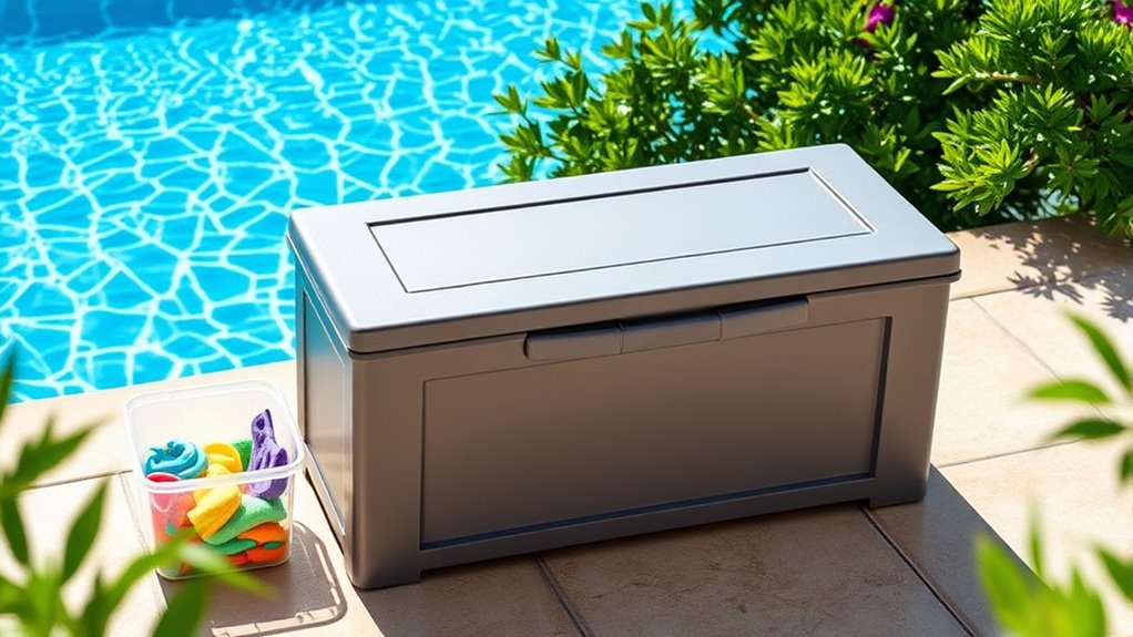 top waterproof pool storage