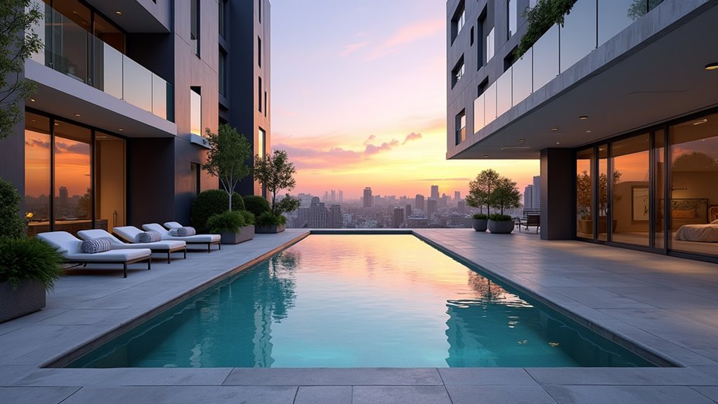 townhome infinity pool feasibility