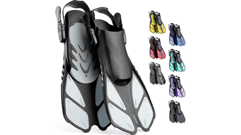 travel size adjustable fins